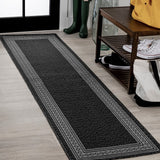 Kristine Classic Diamond Border Indoor/outdoor Area Rug