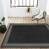 Kristine Classic Diamond Border Indoor/outdoor Area Rug