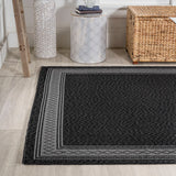Kristine Classic Diamond Border Indoor/outdoor Area Rug