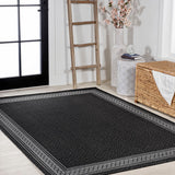 Kristine Classic Diamond Border Indoor/outdoor Area Rug
