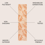 Angie Tropical Palm Leaf Indoor/outdoor Area Rug