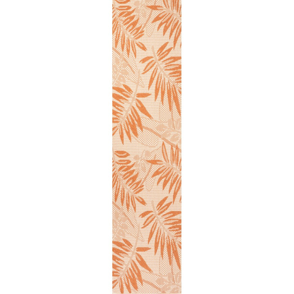 Angie Tropical Palm Leaf Indoor/outdoor Area Rug