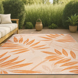 Angie Tropical Palm Leaf Indoor/outdoor Area Rug