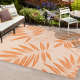 Angie Tropical Palm Leaf Indoor/outdoor Area Rug