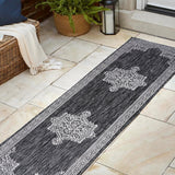 Bloom Vintage Casual Medallion Indoor/Outdoor Area Rug