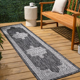 Bloom Vintage Casual Medallion Indoor/Outdoor Area Rug
