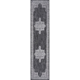 Bloom Vintage Casual Medallion Indoor/Outdoor Area Rug