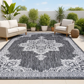 Bloom Vintage Casual Medallion Indoor/Outdoor Area Rug