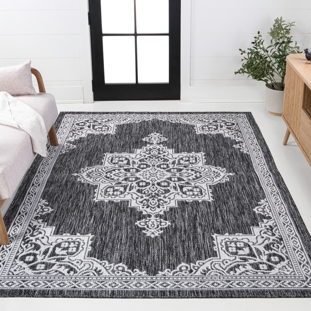 Bloom Vintage Casual Medallion Indoor/Outdoor Area Rug