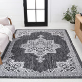 Bloom Vintage Casual Medallion Indoor/Outdoor Area Rug