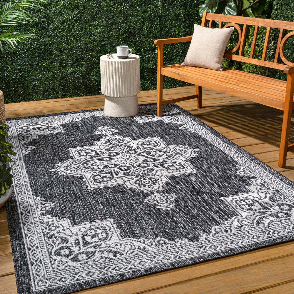 Bloom Vintage Casual Medallion Indoor/Outdoor Area Rug