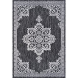 Bloom Vintage Casual Medallion Indoor/Outdoor Area Rug