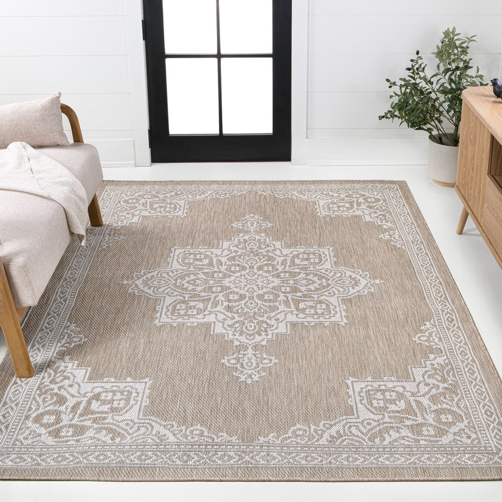Bloom Vintage Casual Medallion Indoor/Outdoor Area Rug