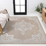 Bloom Vintage Casual Medallion Indoor/Outdoor Area Rug