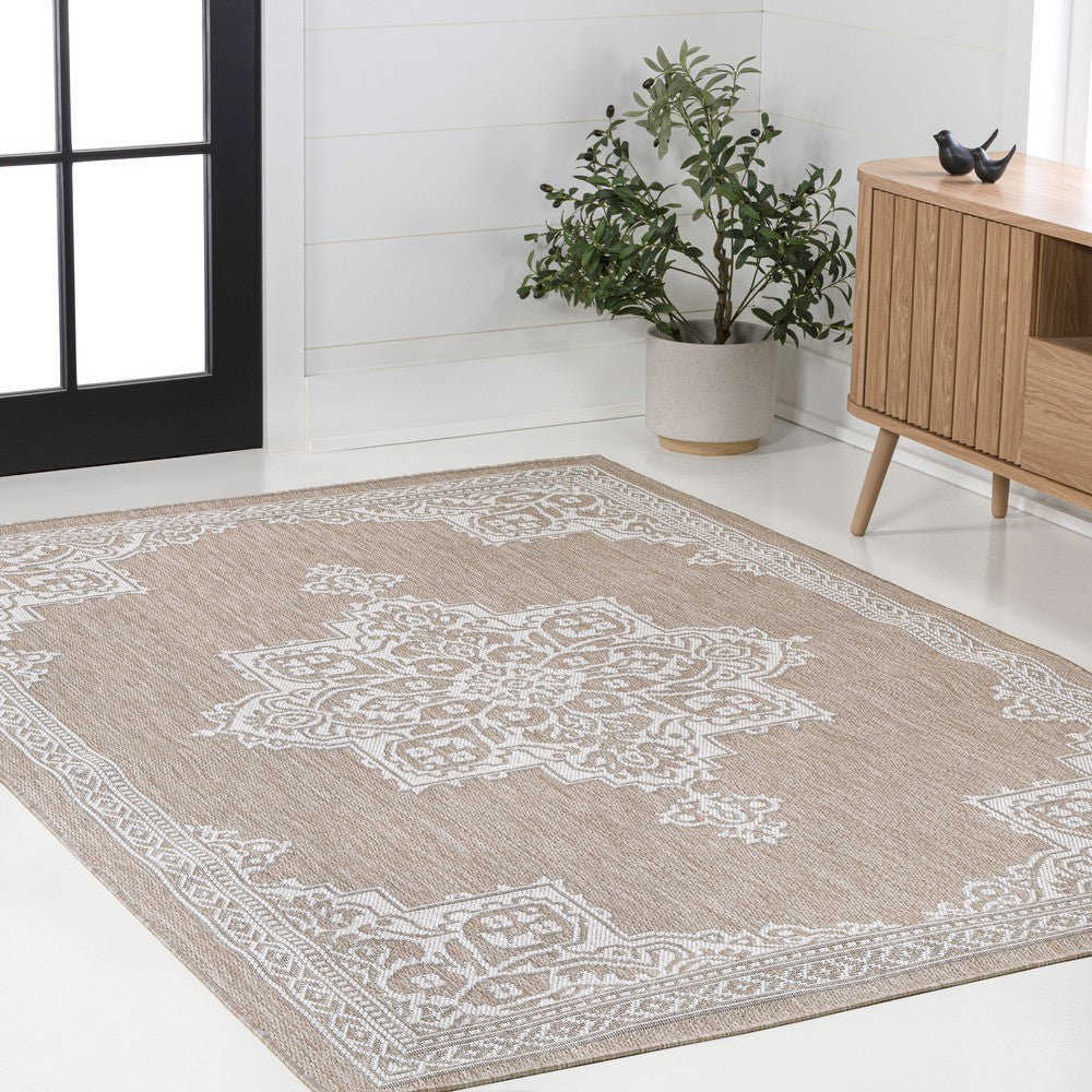 Bloom Vintage Casual Medallion Indoor/Outdoor Area Rug
