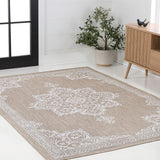 Bloom Vintage Casual Medallion Indoor/Outdoor Area Rug