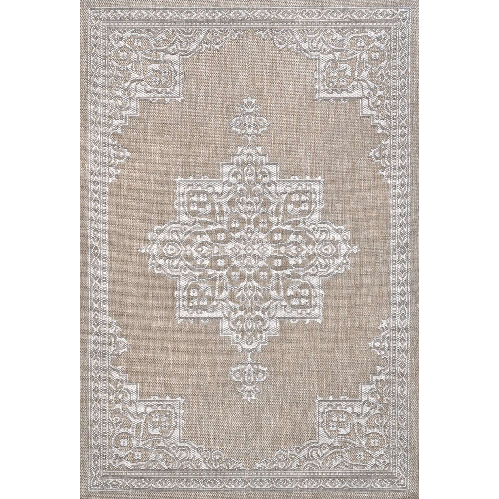 Bloom Vintage Casual Medallion Indoor/Outdoor Area Rug