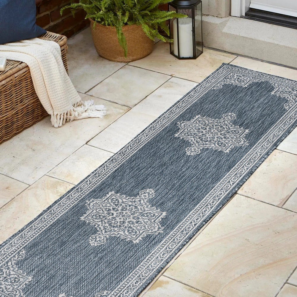Bloom Vintage Casual Medallion Indoor/Outdoor Area Rug