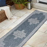 Bloom Vintage Casual Medallion Indoor/Outdoor Area Rug