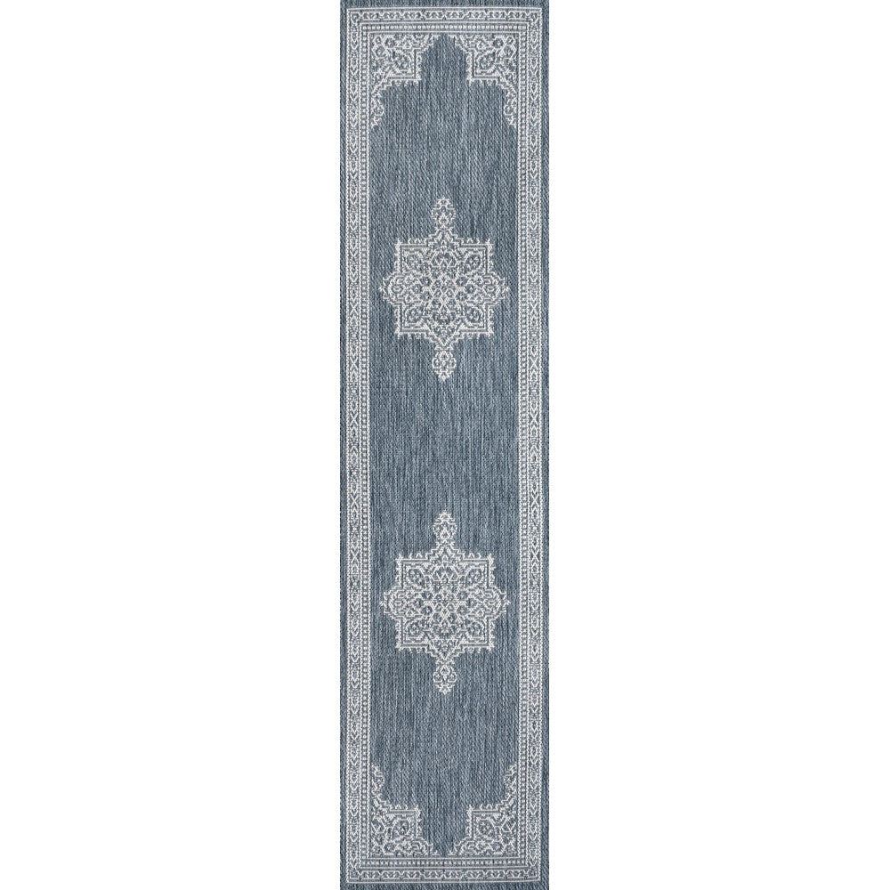 Bloom Vintage Casual Medallion Indoor/Outdoor Area Rug