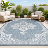 Bloom Vintage Casual Medallion Indoor/Outdoor Area Rug