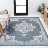 Bloom Vintage Casual Medallion Indoor/Outdoor Area Rug