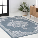 Bloom Vintage Casual Medallion Indoor/Outdoor Area Rug