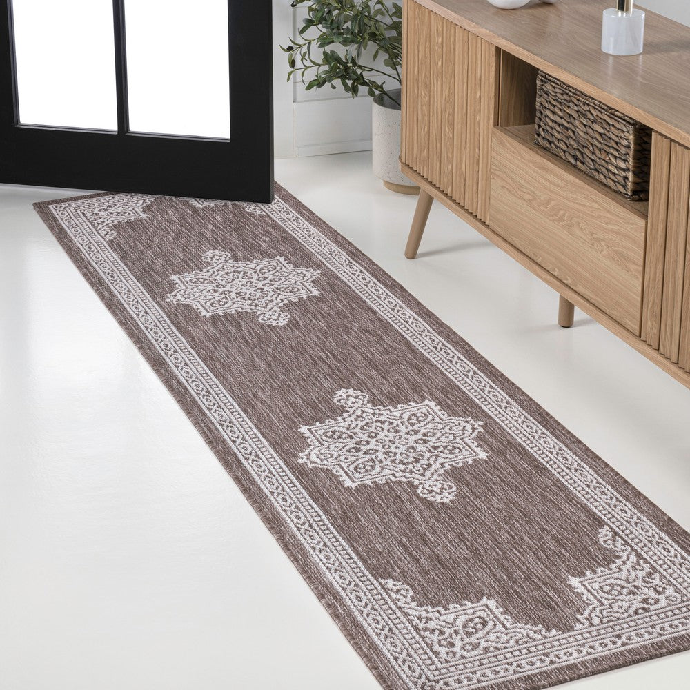 Bloom Vintage Casual Medallion Indoor/Outdoor Area Rug