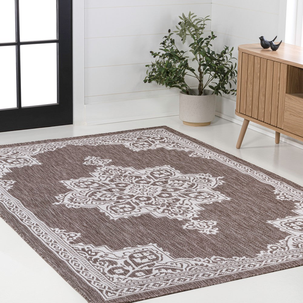 Bloom Vintage Casual Medallion Indoor/Outdoor Area Rug