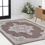 Bloom Vintage Casual Medallion Indoor/Outdoor Area Rug