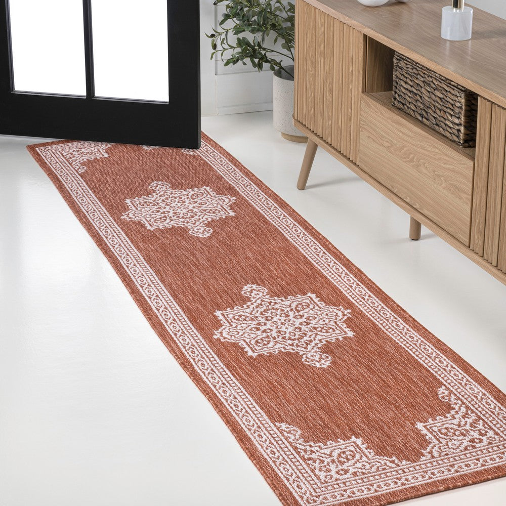 Bloom Vintage Casual Medallion Indoor/Outdoor Area Rug