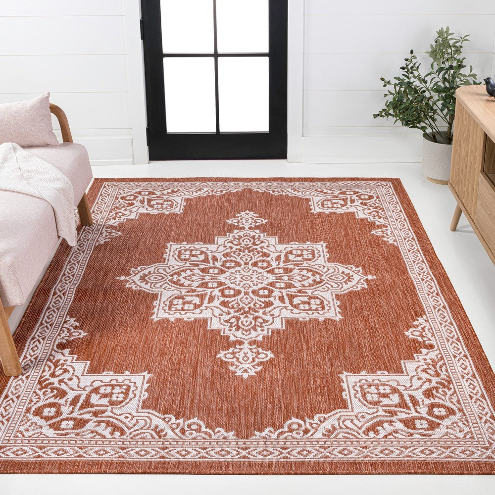 Bloom Vintage Casual Medallion Indoor/Outdoor Area Rug