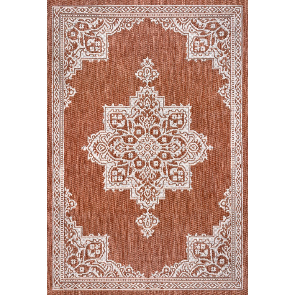 Bloom Vintage Casual Medallion Indoor/Outdoor Area Rug
