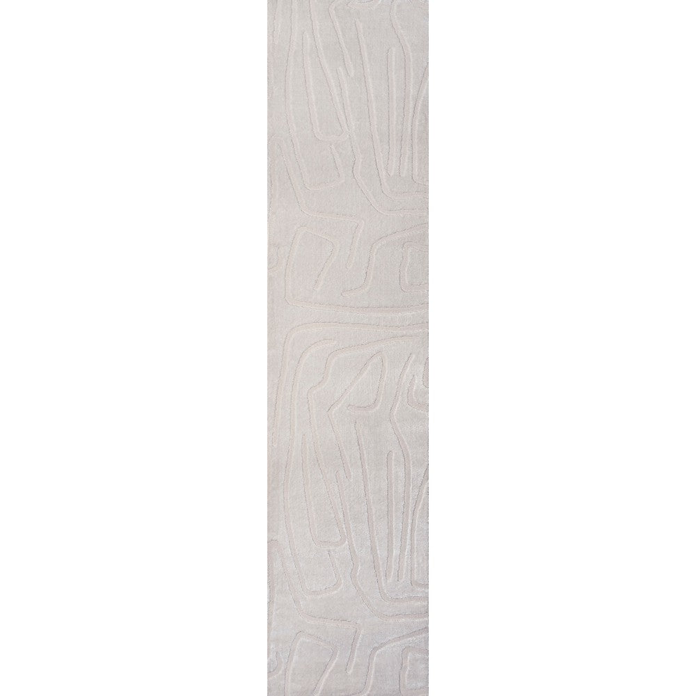 Nourison Modern Scandinavian Graphic Lines High-Low Area Rug