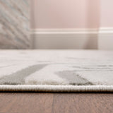 Nourison Modern Scandinavian Graphic Lines High-Low Area Rug