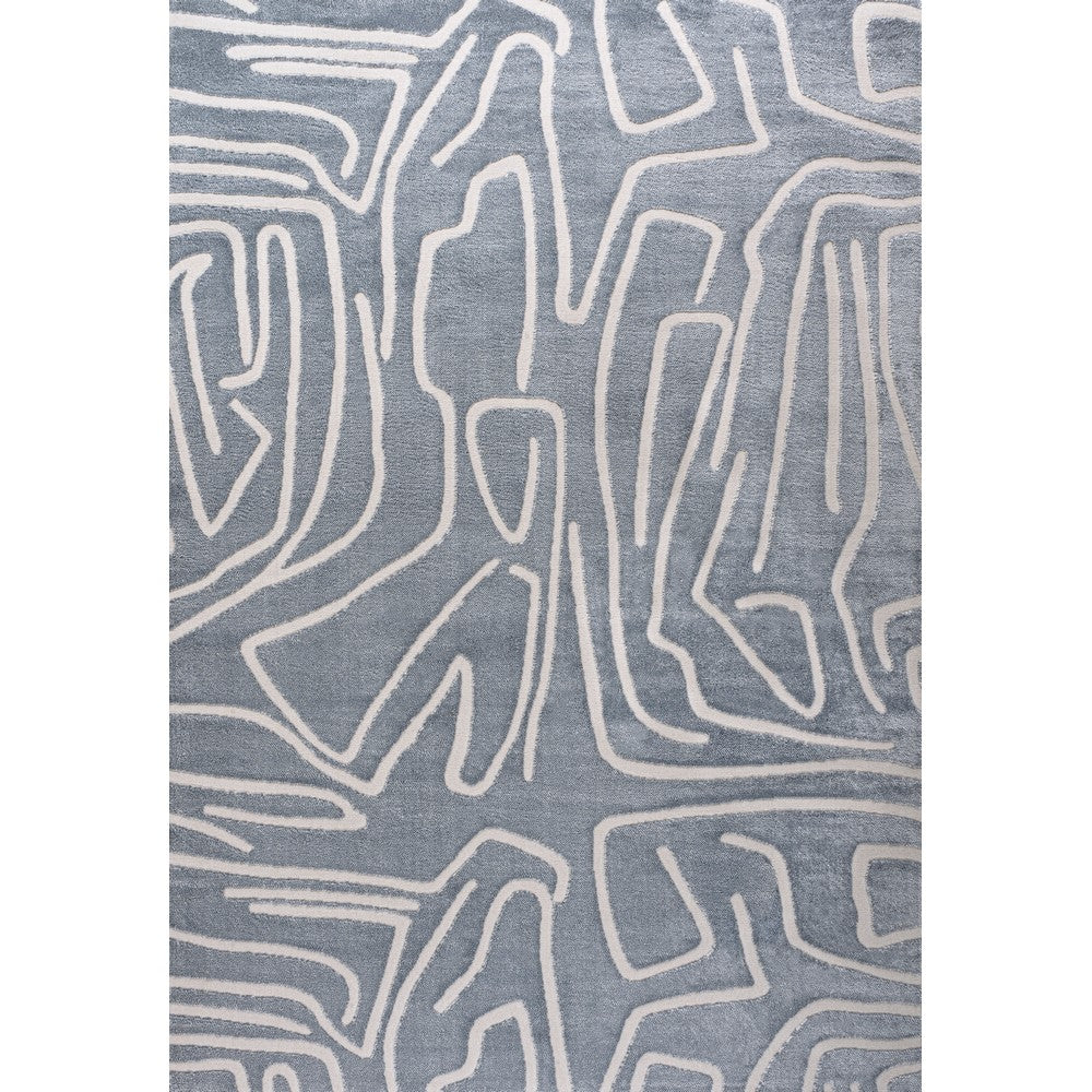 Nourison Modern Scandinavian Graphic Lines High-Low Area Rug