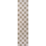Hand Modern Geometric Checkerboard High-Low Area Rug