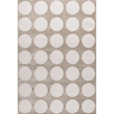 Dylan Modern Geometric Circle Dot High-Low Area Rug