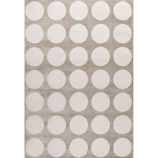 Dylan Modern Geometric Circle Dot High-Low Area Rug