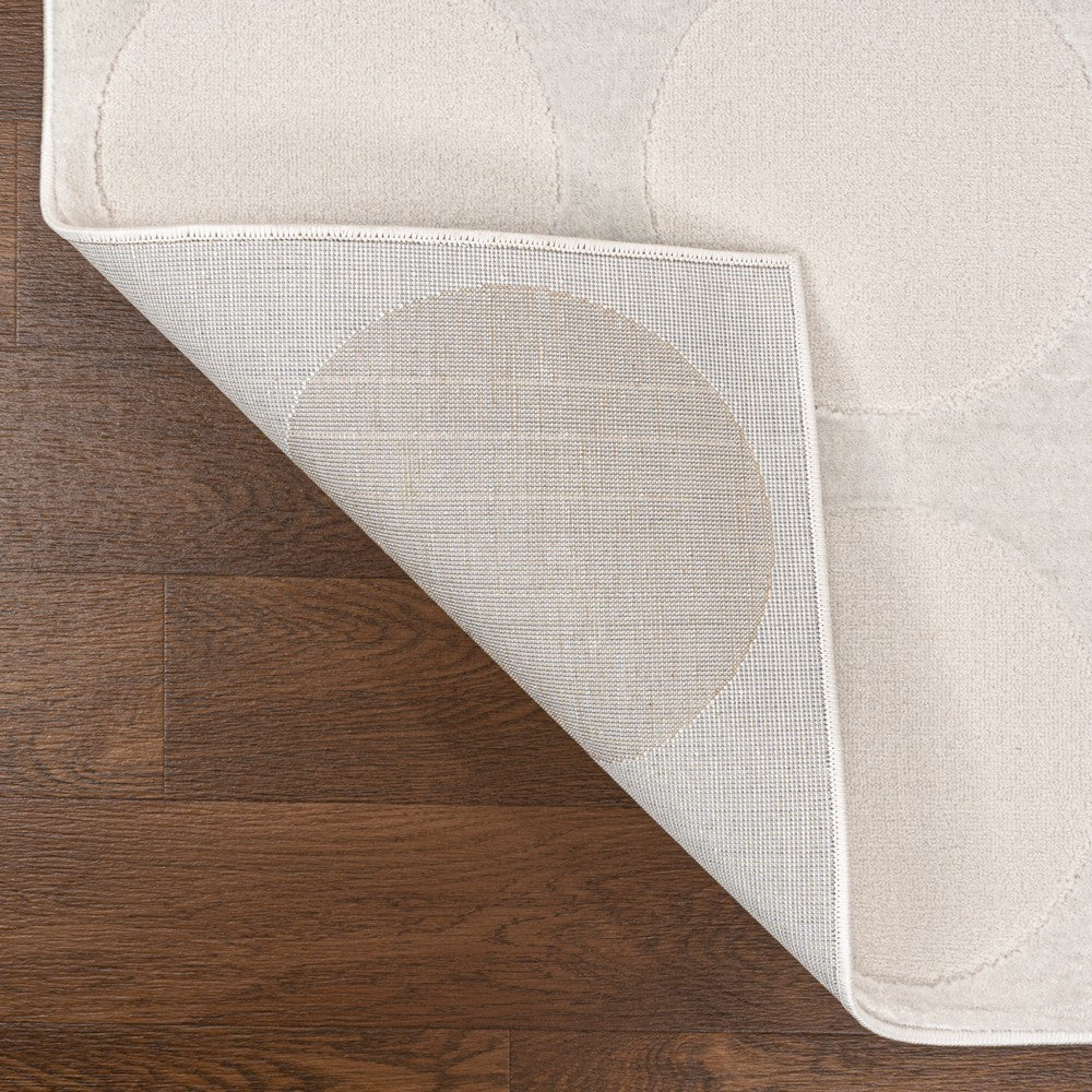 Dylan Modern Geometric Circle Dot High-Low Area Rug