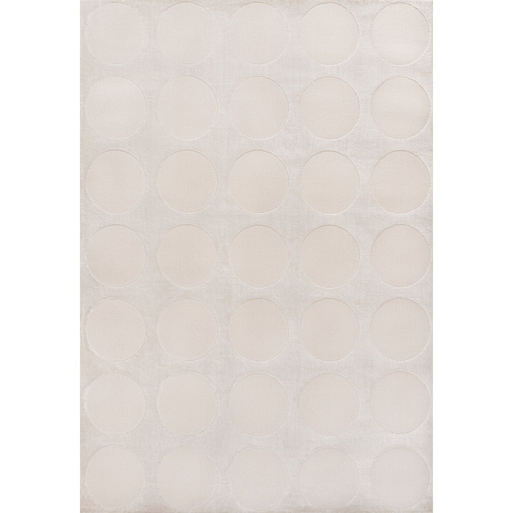 Dylan Modern Geometric Circle Dot High-Low Area Rug