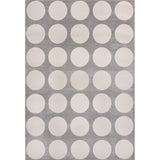 Dylan Modern Geometric Circle Dot High-Low Area Rug