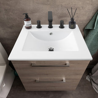 Ceramic Rectangular Ceramic Single Sink Basin Vanity Top