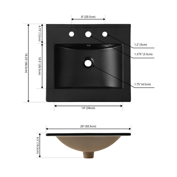 Dimension Image Black / 20