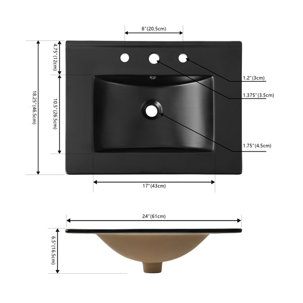 Dimension Image Black / 24