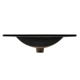 Ceramic Rectangular Ceramic Single Sink Basin Vanity Top