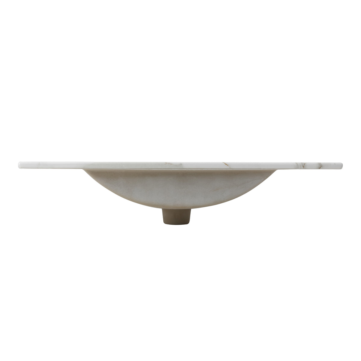 Ceramic Rectangular Ceramic Single Sink Basin Vanity Top
