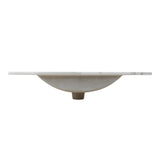 Ceramic Rectangular Ceramic Single Sink Basin Vanity Top