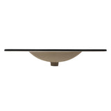 Ceramic Rectangular Ceramic Single Sink Basin Vanity Top