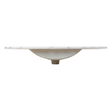 Ceramic Rectangular Ceramic Single Sink Basin Vanity Top